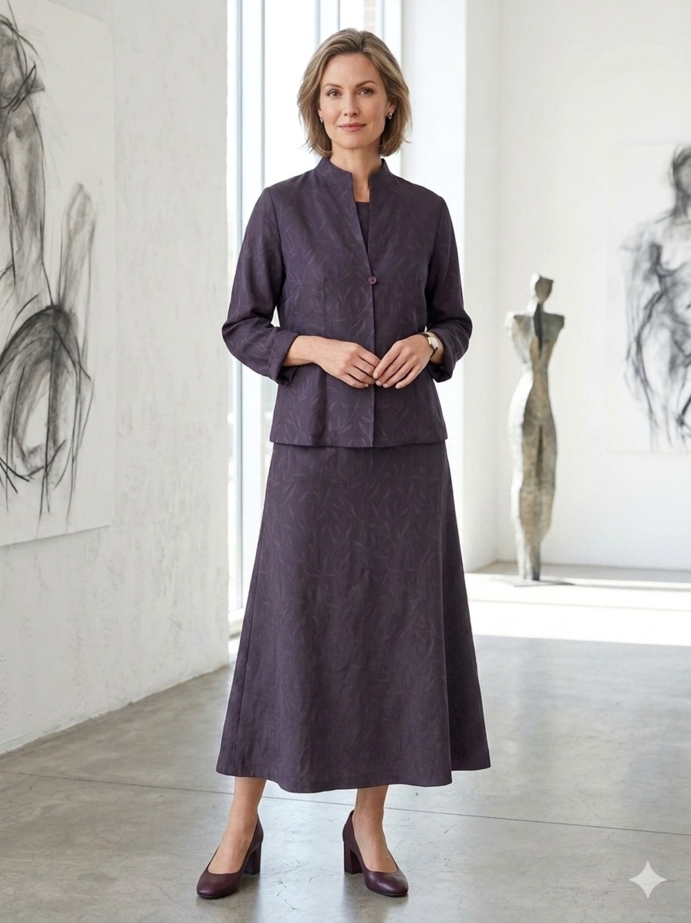 Eileen Fisher 1990’s Skirt Suit